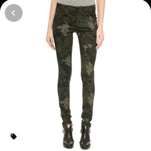 Joe’s Jeans floral camo colored printed